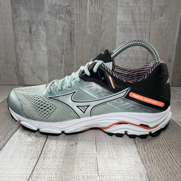 Mizuno Wave Inspire 15 Women's Running Shoes Sky Gray Silver Size 8.5 J1GD194403 - Picture 6 of 14